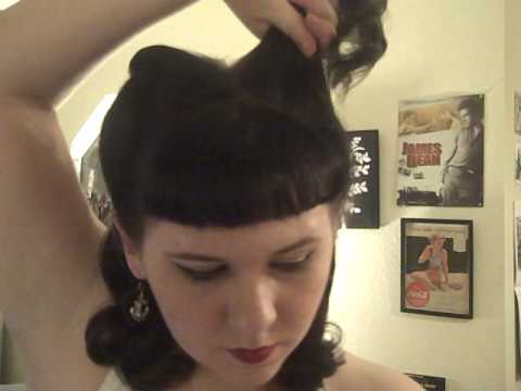 rockabilly hair with bandana. Rockabilly Pinup Hairstyle