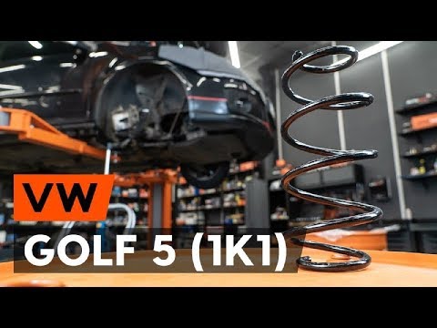 Как заменить переднюю пружину стойки амортизатора VW GOLF 5 (1K1) (ИНСТРУКЦИЯ AUTODOC)