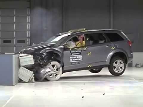 Dodge Journey crash test Додж Джорней краш тест 2009