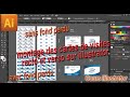 montage des cartes de visites recto  verso sur illustrator avec et sans le fond perdu
