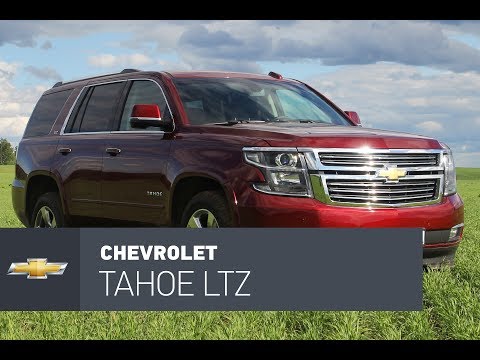 Chevrolet Tahoe 2017 тест-драйв, хром, бензин, много.