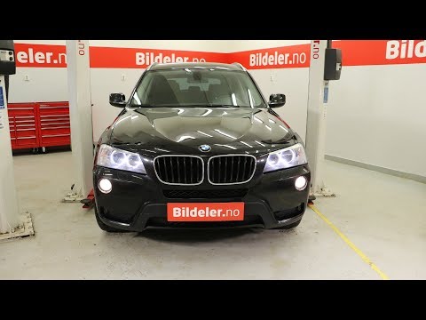 BMW X3: Hvordan bytte bremser bak, med elektronisk parkbrems - 2011 til 2017 mod. (F25)