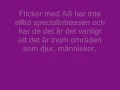 Flickor med Aspergers syndrom