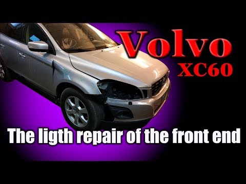 Volvo XC60. The light repair of the front end. Легкий ремонт переда.