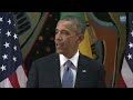 President Obama and President Sall of Senegal Exchange Toasts