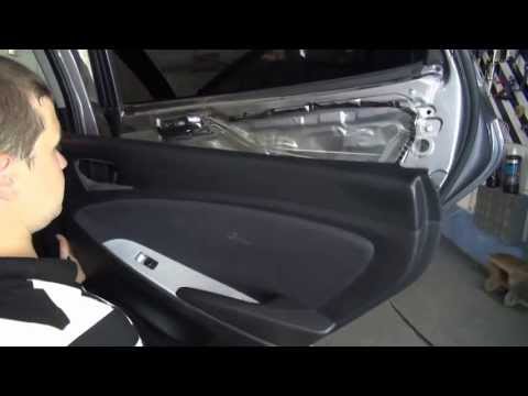 Разборка двери на Hyundai Accent, (Hyundai Solaris)