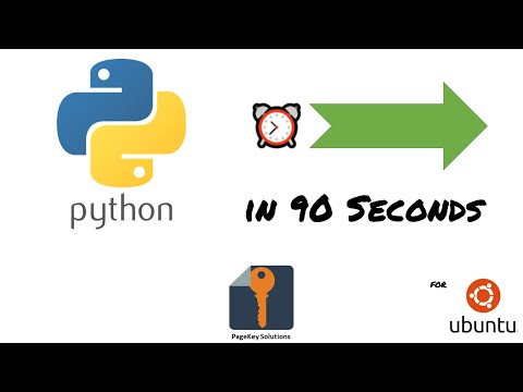 ≤90s: Install Python (Ubuntu)