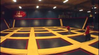 Amazing Backflip Action at Jump Zone