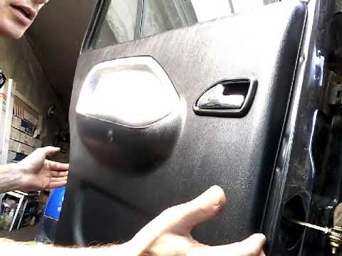 Как снять обшивку двери чери м11 Window handle removal Chery Amulet