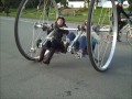 Mutant Big Wheel Bicycle Tests in Golden Gate Park