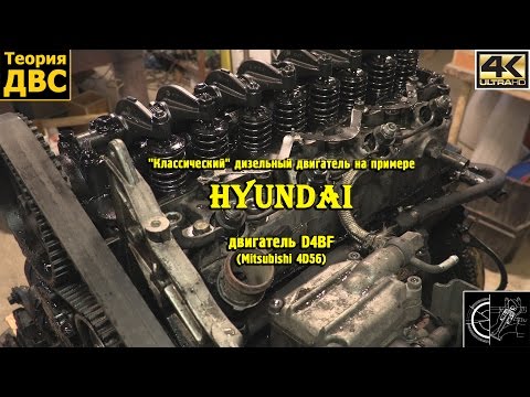 "Классический& quot; дизельный двигатель на примере Hyundai D4BF (Mitsubishi 4D56)