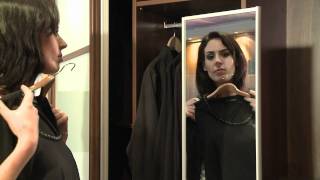 Sliderobes Wardrobe Interior Pull Out Pivoting Mirror Youtube