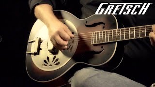 gretsch alligator biscuit resonator