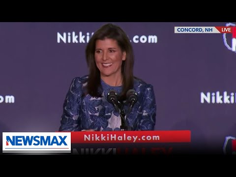 ‘This race is far from over’: Nikki Haley speaks to supporters after second place finish in N.H.