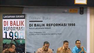 Diskusi Buku: Di Balik Reformasi 1998, Laksamana Sukardi