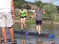 Ginny losing yet another logrolling match.