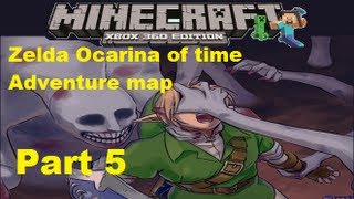 MineCraft xbox 360 edition: Zelda Ocarina of time adventure map - Part 5