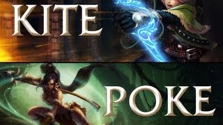 How To Kite Poke In League Of Legends Youtube