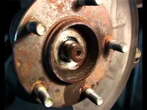 136 Changing the hub bearing on Mazda