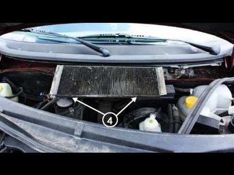 Как заменить воздушный фильтр кабины на Opel Vectra