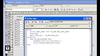 Creating Triggers In Oracle 11G