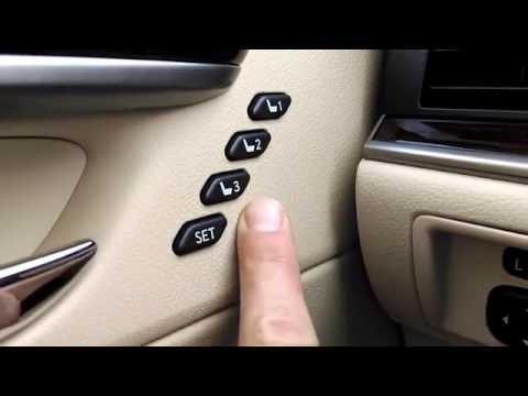 Lexus ES350 - Memory Seat Position How-To.