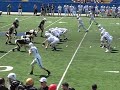 Gleisner bowls over defender on 19 yard reception