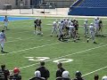 Gleisner bowls over defender on 19 yard reception