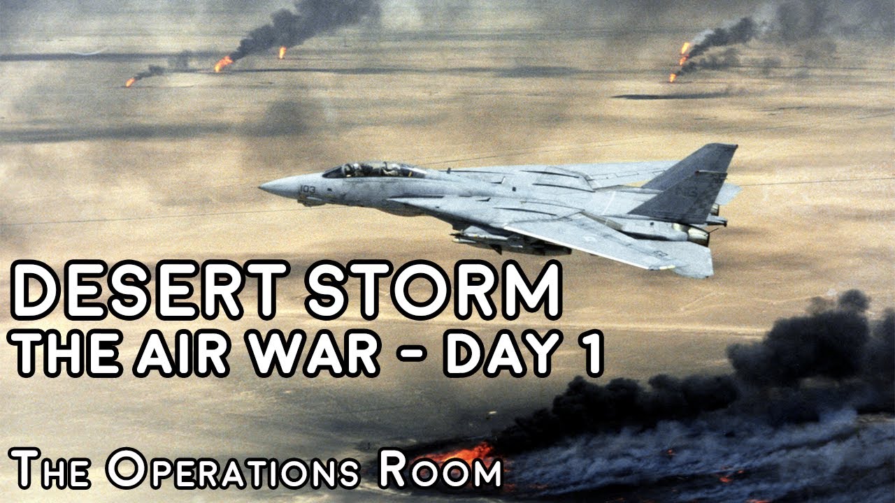 Desert Storm - The Air War, Day 1 - Time-Lapse