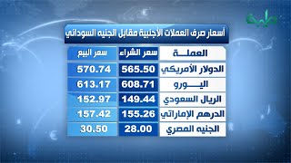 أسعار صرف العملات الأجنبية مقابل الجنيه السوداني | 05-07-2022