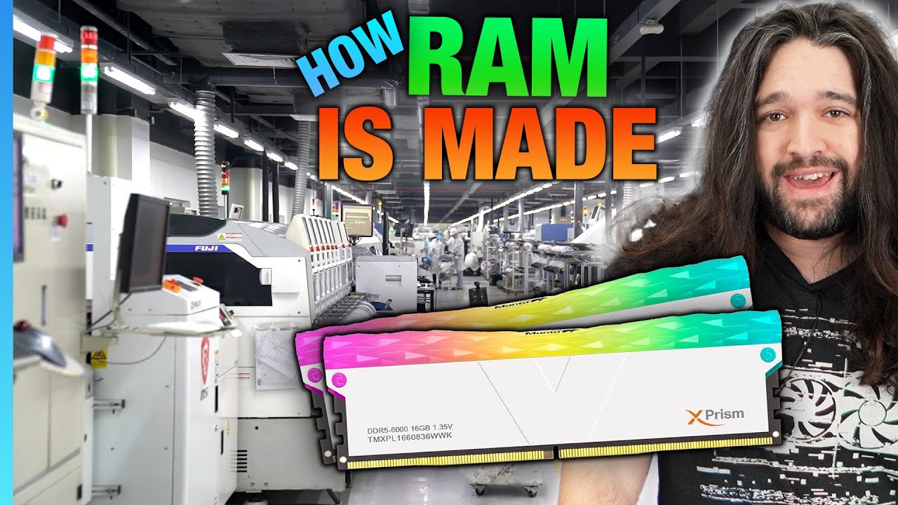 How RAM is Made: Automated Binning, Manufacturing, & Burn-in Testing Factory Tours S3E2