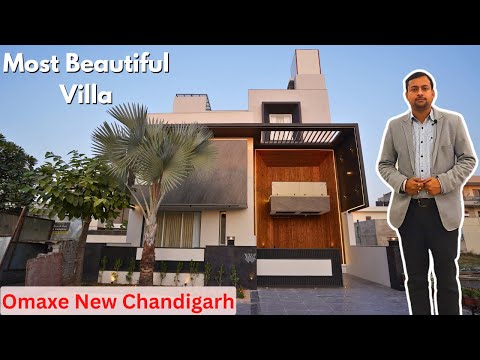 Fully Furnished 300 Yard Ultra Luxurious 4+1BHK Villa | Swimming Pool | Lift at Omaxe New Chandigarh