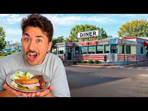 Eating at The Most Random Diners For 24 Hours…