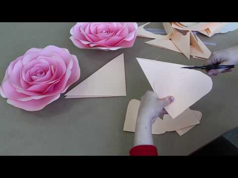 Мастер-класс по созданию розы из бумаги от Алины Высторобской. Студия "Атрибуты Восторга" - YouTube