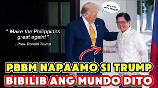 PBBM napaamo si Donuld Trump bibilib ang buong mundo dito! Anong klaseng karisma meron sya?
