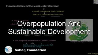 Overpopulation And Sustainable Development