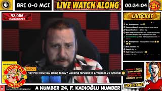 MAN UNITED Fan Reaction To The Haaland Goal (Brighton 0-1 Man City) 