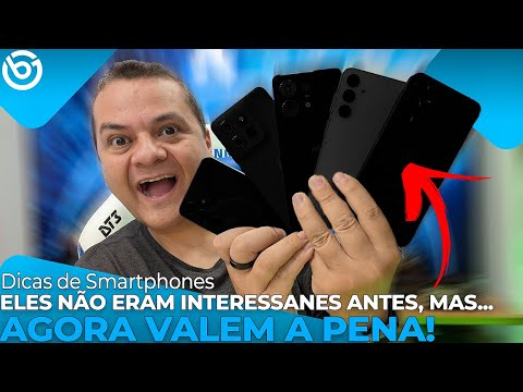 NÃO VALIAM A PENA ANTES, Mas Agora VALE! Dica de Smartphones pra Compra!