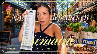 Combien je dépense en 1 semaine à Montréal ?