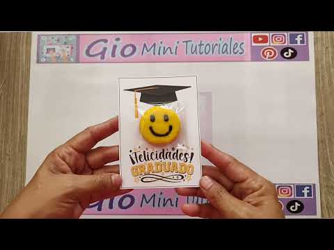 como hacer un detalle de graduacion Paso a Paso #diy #tutorial #manualidades