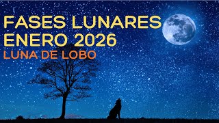 Fases de la Luna enero 2026