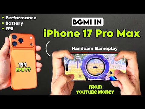 iPhone 17 Pro Max BGMI Gaming Test 🔥 FPS & Battery | Bixi Op Intense Solo vs Squad 1v4 Gameplay