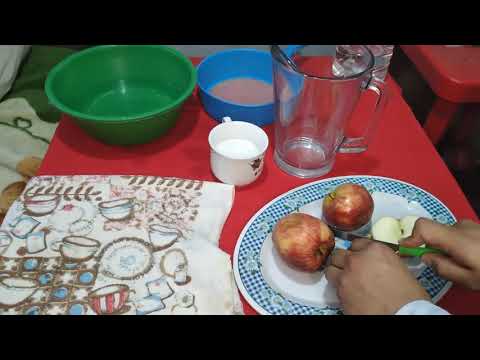 COMO HACER VINAGRE DE MANZANA,🍏 CASERA Fácil 👌  el vinagre de 🍏 es uno de los mejores para cuidar L❤