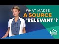 Evaluating and Understanding Sources
