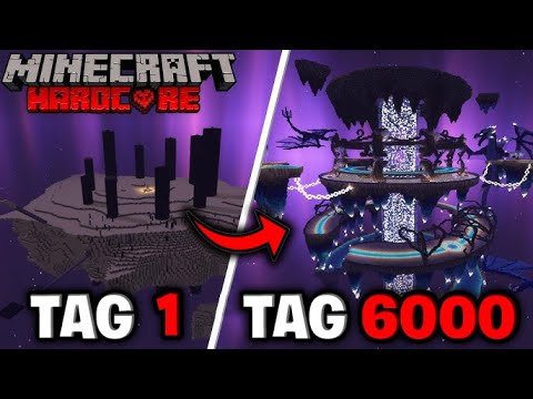 Ich überlebe 6,000 TAGE in MINECRAFT HARDCORE!