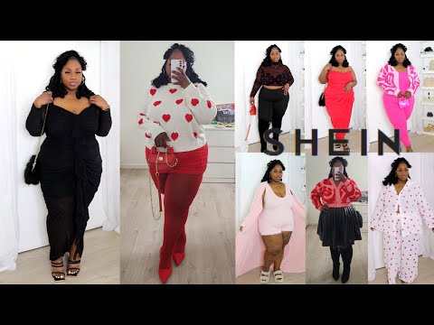 SO MANY CUTE PIECES! Shein Valentine's Day Haul *plus size* 2025