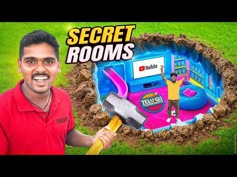 Secret Room Making Challenge [ PART-5 ] - No One Can Find it 🔥🔥 Telugu Experiments