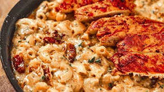 I have never eaten such delicious macaroni! Easy, quick and very tasty