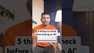 5 things before buying an AC ❄️🥶