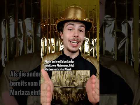 Er trug ein Messi Trikot aus Plastik und dann passierte das..